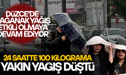 DÜZCE’DE YAĞIŞ MİKTARI VERİLERİ AÇIKLANDI