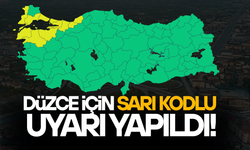 DÜZCE’YE KUVVETLİ YAĞIŞ GELİYOR! 2 GÜN SÜRECEK…