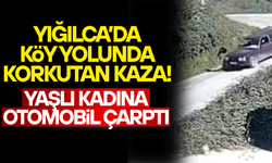 OTOMOBİLİN ÇARPTIĞI KADIN YOL KENARINA SAVRULDU