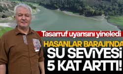 İSTANBUL’A DA SU VEREN HASANLAR BARAJI'NDA DOLULUK ARTTI