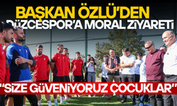 YENİ SEZON ÖNCESİ BAŞKAN ÖZLÜ ANTRENMANI ZİYARET ETTİ