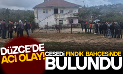GENÇ ADAM FINDIK BAHÇESİNDE ÖLÜ BULUNDU