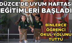 BAZI ÖĞRENCİLER ANNELERİNDEN AYRILMAKTA GÜÇLÜK ÇEKTİ