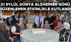 BAŞKAN ÖZLÜ ALZHEİMER HASTALARI İLE PASTA KESTİ