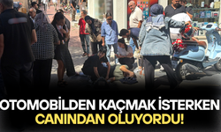 GENÇ KADIN ACI İÇİNDE YERDE KALDI