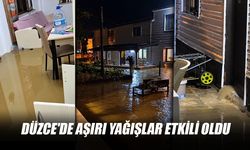 ESMAHANIM KÖYÜ’NDE BAZI EVLERİ SU BASTI