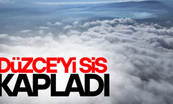 DÜZCE’DE SİS GÖRÜŞ MESAFESİNİ DÜŞÜRDÜ