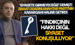 FINDIK ÜRETİCİSİNİN TEMSİL EDİLDİĞİ ZİRAAT ODASINDA “SİYASET” TARTIŞMASI