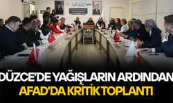 YAĞIŞ SONRASI SAHADAKİ TABLO ELE ALINDI