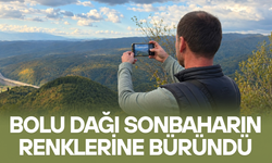 YAMAÇLARDA SONBAHAR GÜZELLİĞİ YAŞANIYOR