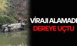 OTOMOBİL SUYA GÖMÜLDÜ