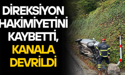 KAZA MADDİ HASARLA ATLATILDI