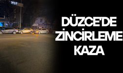 3 ARACIN ÇARPIŞTIĞI KAZA MADDİ HASARLA ATLATILDI