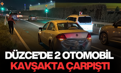 KAZADA 2 SÜRÜCÜ YARALANARAK HASTANEYE KALDIRILDI