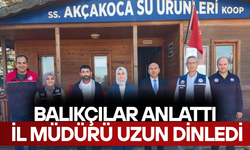 AKÇAKOCA’DA BALIKÇILARIN SORUNLARI MASAYA YATIRILDI