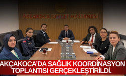 AKÇAKOCA’DA  SAĞLIK HİZMETLERİ DEĞERLENDİRİLDİ