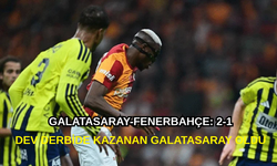 GALATASARAY – FENERBAHÇE: 2-1