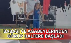 MİNİK SPORCU YETENEĞİYLE DİKKAT ÇEKİYOR