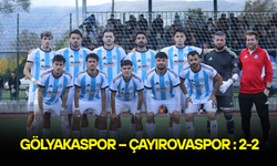 GÖLYAKASPOR 3 PUANI UZATMALARDA KAÇIRDI