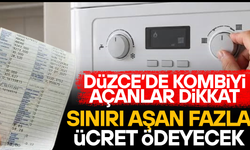 DÜZCE'NİN DOĞAL GAZ TÜKETİM LİMİTLERİ BELLİ OLDU