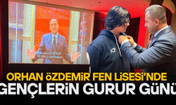 BURHAN ÖZDEMİR ÖĞRENCİLERİN HEYECANINA ORTAK OLDU