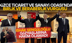 İSHAK ŞENGÜLOĞLU DÜZCE TİCARET VE SANAYİ ODASI YENİ BAŞKANI OLDU
