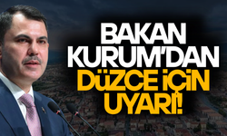 DÜZCE İÇİN TURUNCU KODLU UYARI VERİLDİ