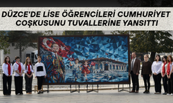 24 TUVAL BİR ARAYA GETİRİLEREK TEK BİR SANAT ESERİNE DÖNÜŞTÜRÜLDÜ