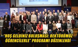 DÜZCE ÜNİVERSİTESİ REKTÖRÜ ÖĞRENCİLERLE BİR ARAYA GELDİ