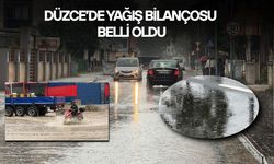 DÜZCE’YE BEŞ GÜNDE 718.3 KİLOGRAM YAĞIŞ DÜŞTÜ