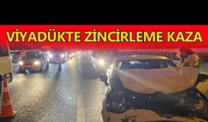 6 OTOMOBİL KARIŞTI: 5 YARALI