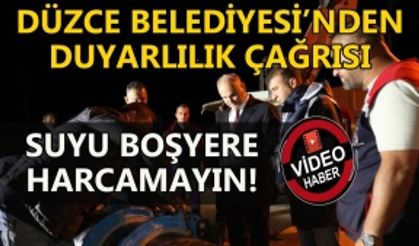 DÜZCE BELEDİYESİ’NDEN DUYARLILIK ÇAĞRISI