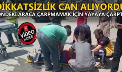 KORKUNÇ KAZA SANİYE SANİYE KAMERALARA YANSIDI