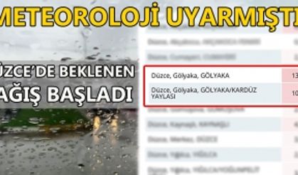 EN ÇOK YAĞIŞI GÖLYAKA ALDI