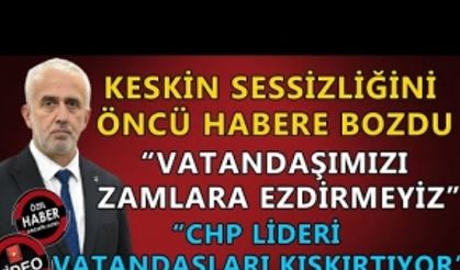 AK PARTİ İL BAŞKANI KESKİN: ‘KAFAMIZI KUMA GÖMMÜYORUZ, SIKINTININ FARKINDAYIZ’