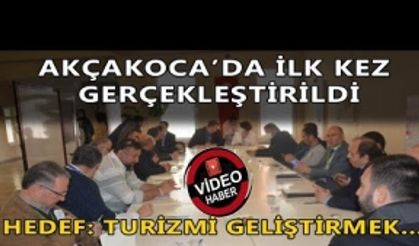 AKÇAKOCA'DA İLK KEZ GERÇEKLEŞTİRİLDİ