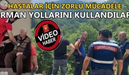 DERDİN KÖYÜ’NDEKİ HASTALARA ULAŞILDI