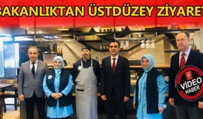 BAKANLIKTAN ÜSTDÜZEY ZİYARET: DÖRT BİNAYI GEZEREK BİLGİ ALDI