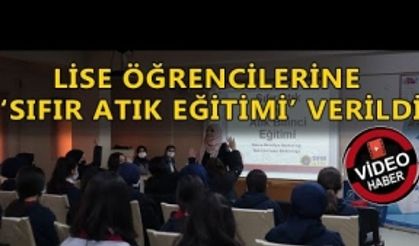 İSRAFLA MÜCADELE VE ATIK YÖNETİMİNİ ÖĞRENDİLER