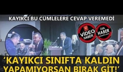 KAYIKCI BU CÜMLELERE CEVAP VEREMEDİ: ‘SINIFTA KALDIN, YAPAMIYORSAN BIRAK GİT!’