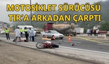 YAŞLI ADAM KAZADA FECİ ŞEKİLDE CAN VERDİ…