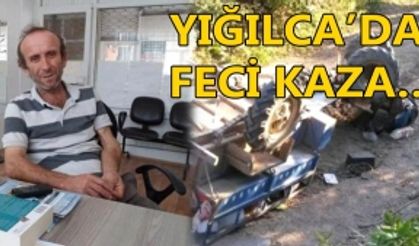 PAT PAT KAZASINDA FECİ ŞEKİLDE CAN VERDİ