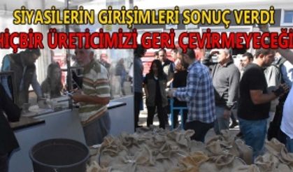 GÖZLER ŞİMDİ DÜZCE’DEKİ ALIM NOKTALARINDA