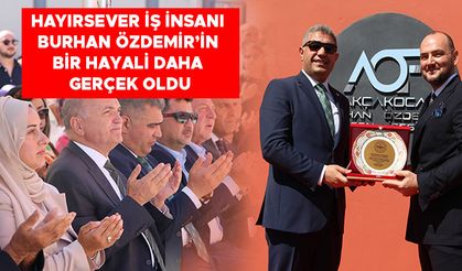 MASRAFLARINI ÜSTLENDİĞİ ORHAN ÖZDEMİR FEN LİSESİ’NE GÖRKEMLİ AÇILIŞ