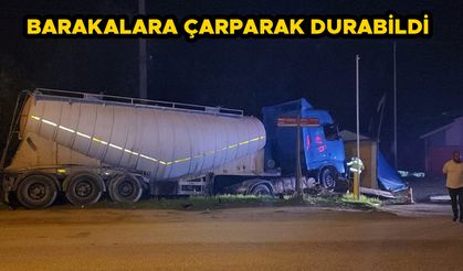 TANKER SÜRÜCÜSÜ HAFİF YARALANDI