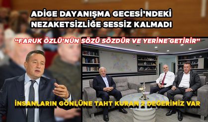 ADİGE DAYANIŞMA GECESİ’NDEKİ NEZAKETSİZLİĞE SESSİZ KALMADI