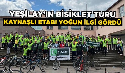 YEŞİLAY’IN BİSİKLET TURU KAYNAŞLI ETABI YOĞUN İLGİ GÖRDÜ