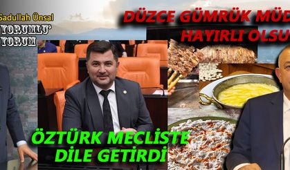 DÜZCE'YE GELSENE'NİN ALTI DOLDURULMALI