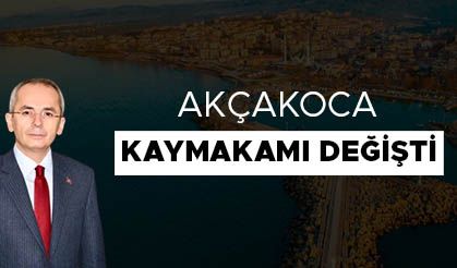 DENİZ PİŞKİN YENİ AKÇAKOCA KAYMAKAMI OLDU