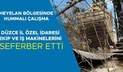 HEYELAN NEDENİYLE KAPANAN GRUP YOLU YENİDEN ULAŞIMA AÇILDI